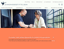 Tablet Screenshot of diakonissestiftelsen.dk